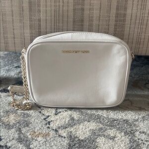 Marc New York Ivory Crossbody Bag with Gold Chain